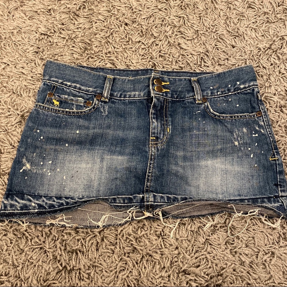 Abercrombie & Fitch Denim Mini Skirt